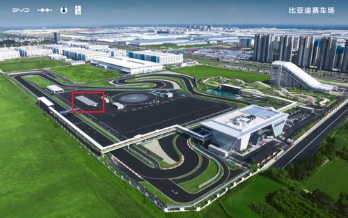 সম্পর্কে সর্বশেষ কোম্পানী কেস The Wheel Identifier of Hengliang Tech Installed at BYD All-Terrain Racing Center